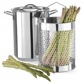  Garnek do szparagów makaronu z wkładem pokrywką XL 5.5 l - Hendi 833100 - zdj. dodatkowe 2