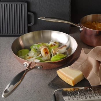  Patelnia miedziana Induction 240 x 50 mm - Hendi 607060 - zdj. dodatkowe 3