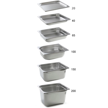  Pojemnik GN 2/1 stal nierdzewna Profi Line wys. 150 mm - Hendi 801116 - zdj. dodatkowe 1