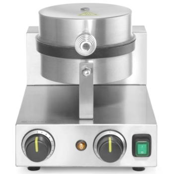  Gofrownica okrągła pojedyncza do gofrów belgijskich TEFLON śr. 190 mm - Hendi 212172 - zdj. dodatkowe 4