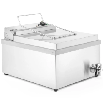  Smażalnik frytownica maszyna do smażenia pączków ryb z półką 12 l 3500 W - Hendi 205914 - zdj. dodatkowe 4