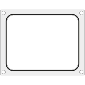 Matryca forma do zgrzewarki Hendi na tackę pojemnik bez podziału 227x178 mm - Hendi 805572