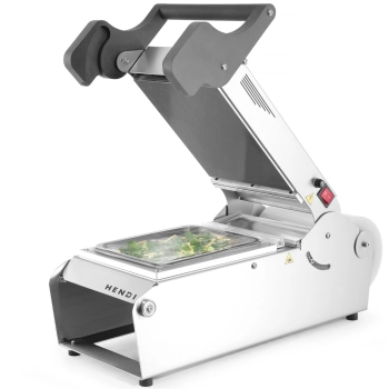  Zgrzewarka do pojemników tacek obiadowych na wynos + matryca 700 W - Hendi 976722 - zdj. dodatkowe 1