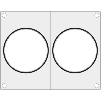 Matryca forma do zgrzewarki Hendi na dwa pojemniki na zupę śr. 115 mm - Hendi 805633