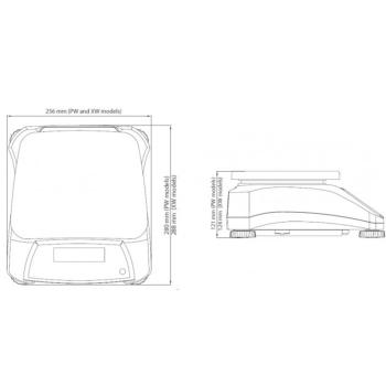  Waga kuchenna kontrolna wodoodporna IP68 VALOR 2000 30kg / 5kg - OHAUS V22PWE30T - zdj. dodatkowe 5
