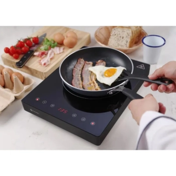  Kuchenka indukcyjna przenośna z panelem dotykowym 1 pole grzewcze Black Line śr. 22 cm 2000 W - Hendi 239391 - zdj. dodatkowe 2