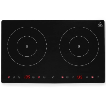  Kuchenka indukcyjna nastawna z panelem dotykowym 2 pola grzewcze Black Line śr. 22 cm 3500 W - Hendi 239414 - zdj. dodatkowe 2