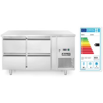  Stół chłodniczy z 4 szufladami i agregatem bocznym nierdzewny Profi Line 280 l - Hendi 233764 - zdj. dodatkowe 4