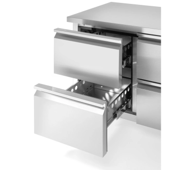  Stół chłodniczy z 4 szufladami i agregatem bocznym nierdzewny Profi Line 280 l - Hendi 233764 - zdj. dodatkowe 5