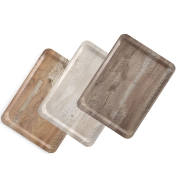  Taca do serwowania laminowana jasne drewno 430 x 330 mm - Hendi 508862 - zdj. dodatkowe 4