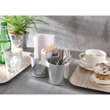  Taca do serwowania laminowana jasne drewno 430 x 330 mm - Hendi 508862 - zdj. dodatkowe 7