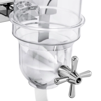 Dozownik dyspenser do płatków ryżu cukierków przezroczysty potrójny 10.5 l - zdj. dodatkowe 2