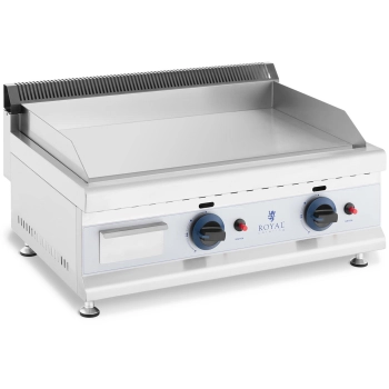  Grill gazowy podwójny gładki nastawny nierdzewny na gaz ziemny 2x 3.1 kW 0.02 bar 60 x 40 cm - zdj. dodatkowe 1