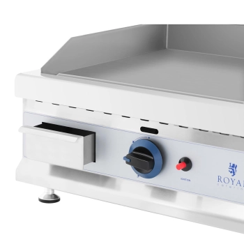  Grill gazowy podwójny gładki nastawny nierdzewny na gaz ziemny 2x 3.1 kW 0.02 bar 60 x 40 cm - zdj. dodatkowe 2