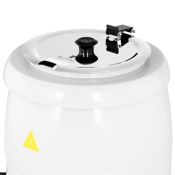  Kociołek termos na zupę elektryczny ze stali nierdzewnej cool-touch 400 W 10 l 35-80C biały - zdj. dodatkowe 4