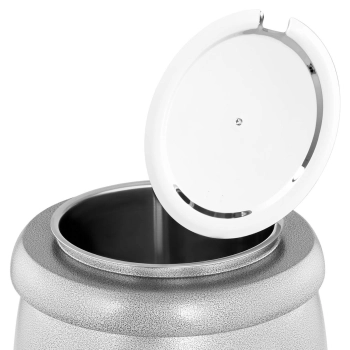  Kociołek termos do zupy elektryczny ze stali nierdzewnej cool-touch 400 W 10 l 35-80C srebrny - zdj. dodatkowe 2