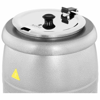  Kociołek termos do zupy elektryczny ze stali nierdzewnej cool-touch 400 W 10 l 35-80C srebrny - zdj. dodatkowe 4