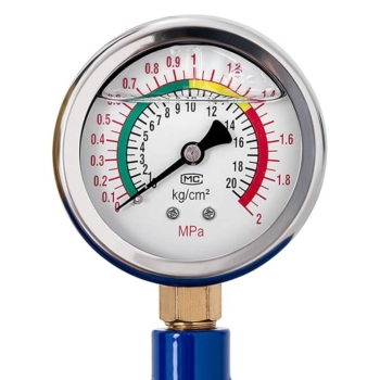  Inflator zbiornik ciśnieniowy do pompowania kół opon z manometrem 8 bar 19.5 l - zdj. dodatkowe 2