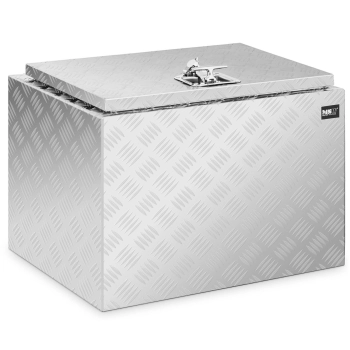  Skrzynka narzędziowa warsztatowa aluminiowa z pokrywą 120 l - zdj. dodatkowe 1