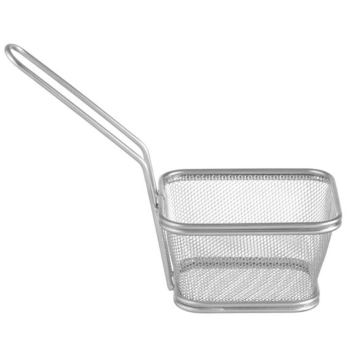  Koszyk do podawania smażonych przekąsek miniaturowy z uchwytem 105x90x60 mm - Hendi 425664 - zdj. dodatkowe 2