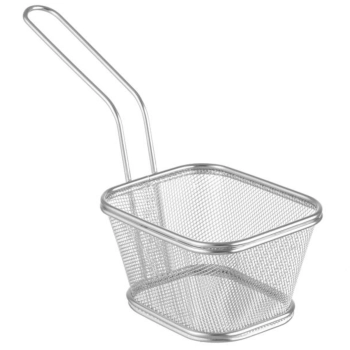  Koszyk do podawania smażonych przekąsek miniaturowy z uchwytem 130x115x80 mm - Hendi 425688 - zdj. dodatkowe 1