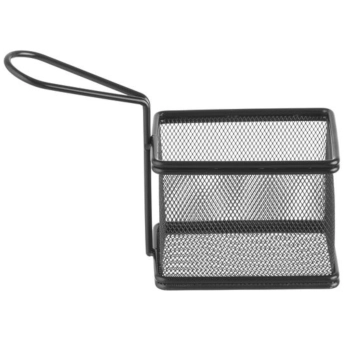  Koszyk do podawania smażonych przekąsek miniaturowy z uchwytem 100x80x75 mm - Hendi 425619 - zdj. dodatkowe 2