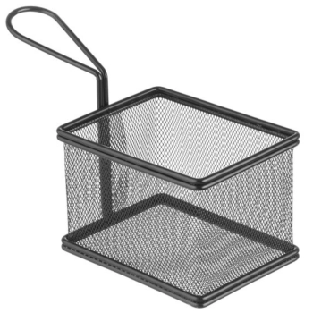  Koszyk do podawania smażonych przekąsek miniaturowy z uchwytem 125x100x85 mm - Hendi 425626 - zdj. dodatkowe 1