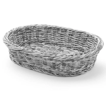 Koszyk na pieczywo owalny polipropylenowy szary 320x230x70 mm - Hendi 426647 - zdj. dodatkowe 1