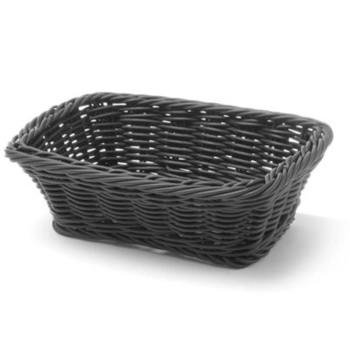  Koszyk na pieczywo prostokątny polipropylenowy czarny 190x130x60 mm - Hendi 426791 - zdj. dodatkowe 1