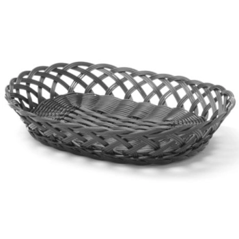  Koszyk pojemnik na owoce warzywa pleciony owalny 320x230x55 mm - Hendi 426265 - zdj. dodatkowe 1