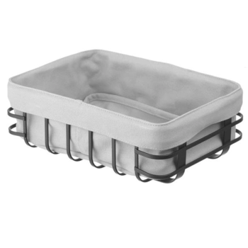  Koszyk pojemnik na pieczywo z szarym workiem prostokątny - Hendi 427132 - zdj. dodatkowe 1