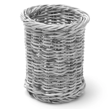  Koszyk na sztućce widelce noże łyżki okrągły szary melanżowy śr. 100x120 mm - Hendi 426197 - zdj. dodatkowe 1