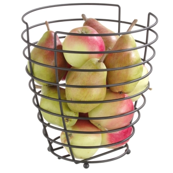  Koszyk miska druciana do owoców czarna z matową powłoką śr. 230 mm - Hendi 427187 - zdj. dodatkowe 2