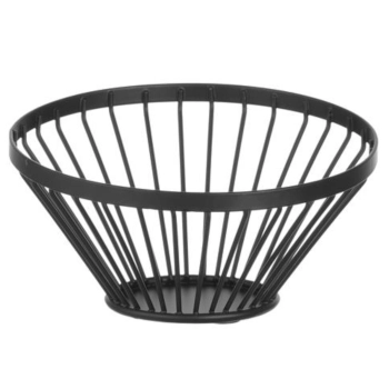  Koszyk miska druciana na owoce czarna z matową powłoką śr. 150 mm - Hendi 427095 - zdj. dodatkowe 2