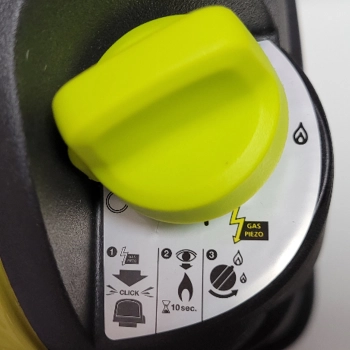  Grzejnik piecyk turystyczny gazowy na kartusze gazowe OXYSTOP OLYMP 2kW - zdj. dodatkowe 3