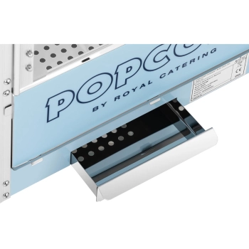  Maszyna automat urządzenie do prażenia popcornu retro TEFLON 1600 W 5-6 kg/h - niebieska - zdj. dodatkowe 7