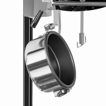  Maszyna automat urządzenie do prażenia popcornu retro TEFLON 1600 W 5-6 kg/h - czarno-złota - zdj. dodatkowe 2