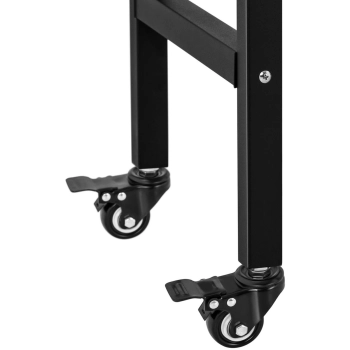  Wózek podstawa do maszyny do popcornu z szafką retro 51 x 37 cm - czarno-złoty - zdj. dodatkowe 3