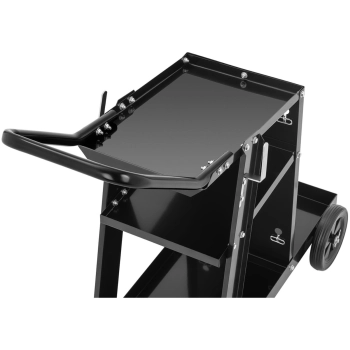  Wózek spawalniczy warsztatowy z miejscem na butlę gazową 3 półkami rączką do 80 kg - zdj. dodatkowe 3