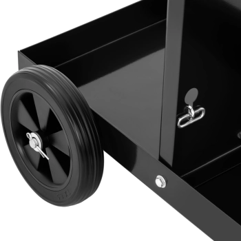  Wózek spawalniczy warsztatowy z miejscem na butlę gazową 3 półkami rączką do 80 kg - zdj. dodatkowe 4