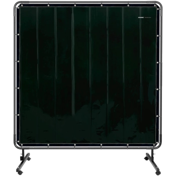  Ekran kurtyna spawalnicza ochronna z ramą na kółkach 174 x 174 cm - czarna - zdj. dodatkowe 3