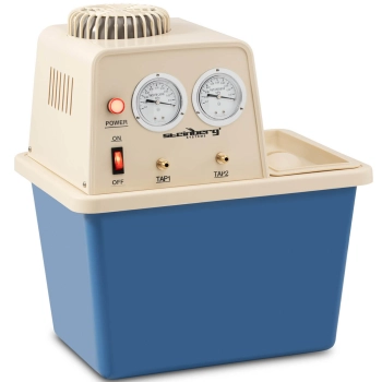  Pompa próżniowa laboratoryjna z obiegiem wody 2 zawory manometry 15 l 180 W - zdj. dodatkowe 1