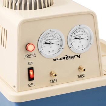  Pompa próżniowa laboratoryjna z obiegiem wody 2 zawory manometry 15 l 180 W - zdj. dodatkowe 2
