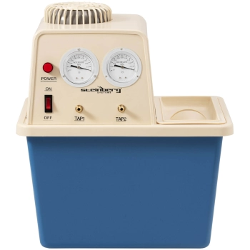  Pompa próżniowa laboratoryjna z obiegiem wody 2 zawory manometry 15 l 180 W - zdj. dodatkowe 6