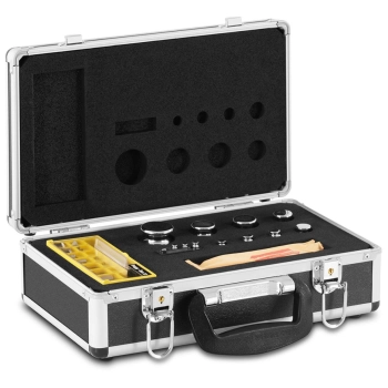  Wzorce odważniki wagowe masy kalibracyjne do wag OIML klasa E2 1-500 g ZESTAW 24 el - zdj. dodatkowe 1