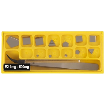  Wzorce odważniki wagowe masy kalibracyjne do wag OIML klasa E2 1-500 g ZESTAW 24 el - zdj. dodatkowe 5