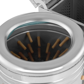  Skubarka oparzalnik do drobiu kurczaków indyków 2w1 bęben śr. 55 cm 55 l 3.3 kW - zdj. dodatkowe 1