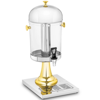  Dyspenser dozownik chłodzący bufetowy do soków napojów 8 l złoty - zdj. dodatkowe 1