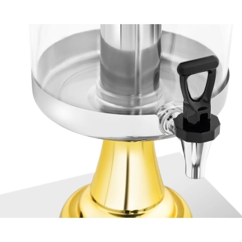  Dyspenser dozownik chłodzący bufetowy do soków napojów 8 l złoty - zdj. dodatkowe 2