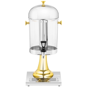  Dyspenser dozownik chłodzący bufetowy do soków napojów 8 l złoty - zdj. dodatkowe 5